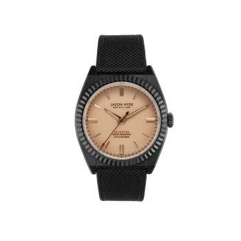 Jason Hyde Men's Black Textile Watch - One Size