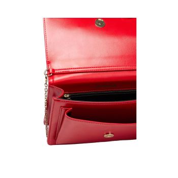 Love Moschino Women's Red Polyethylene Crossbody Bag - One Size