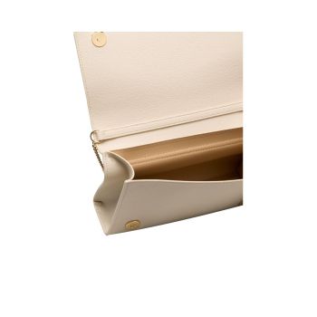 Love Moschino Women's Beige Polyethylene Crossbody Bag - One Size