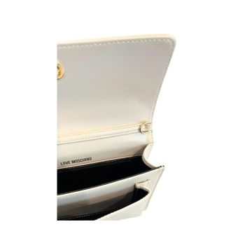 Love Moschino Women's Beige Polyethylene Crossbody Bag - One Size