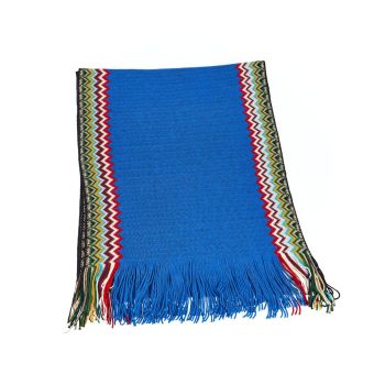 Missoni Men's Elegant Fringed Geometric Fantasy Scarf - One Size