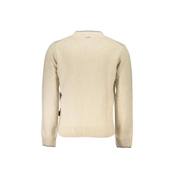 Napapijri Men's Beige Fabric Shirt - M