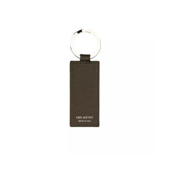 Neil Barrett Men's Emerald Elegance Leather Keychain - One Size