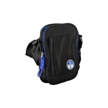 North Sails Men's Black Polyester Shoulder Bag - One Size