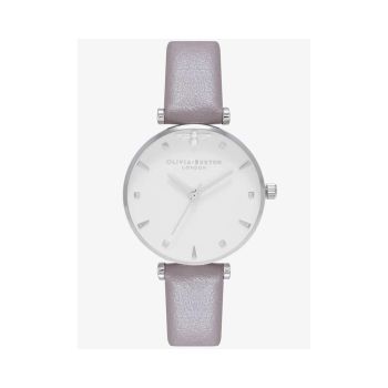 Olivia Burton Women's Gray Synthetic Leather Watch - One Size