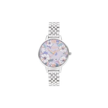 Olivia Burton Women's Silver Steel Watch - One Size