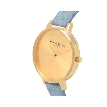 Olivia Burton Women's Blue Synthetic Leather Watch - One Size