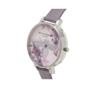Olivia Burton Women's Gray Synthetic Leather Watch - One Size