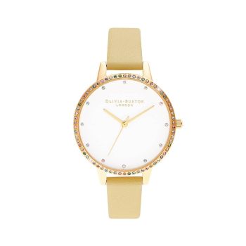 Olivia Burton Women's Yellow Leather Watch - One Size
