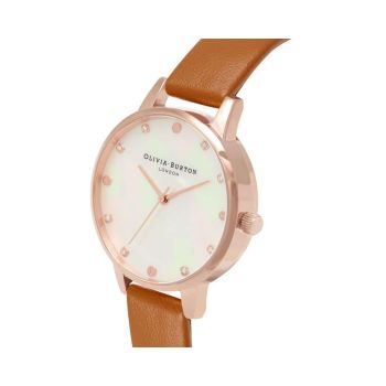 Olivia Burton Women's Brown Synthetic Leather Watch - One Size