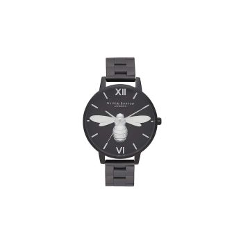 Olivia Burton Women's Black Steel Watch - One Size