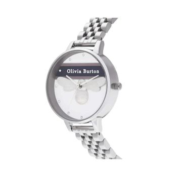 Olivia Burton Women's Silver Steel Watch - One Size