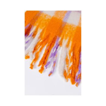 Only Women's Orange Polyester Scarf - One Size