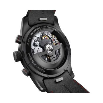 Porsche Design Men's Black Leather Watch - One Size