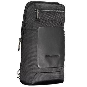 Piquadro Men's Black RPET Shoulder Bag - One Size