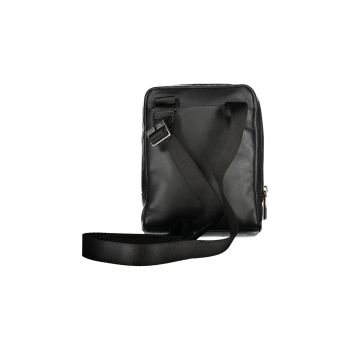 Piquadro Men's Black Leather Shoulder Bag - One Size