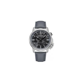 Police Men's Gray Leather Watch - One Size