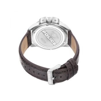 Police Men's Brown Leather Watch - One Size