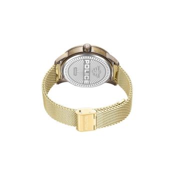 Police Men's Gold Stainless Steel Stainless Steel Watch - One Size