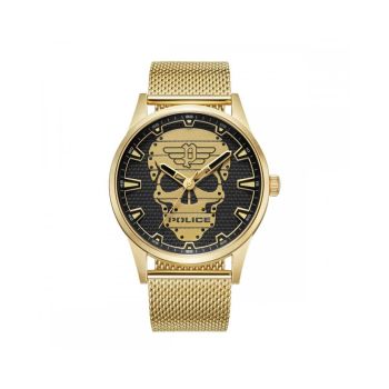 Police Men's Gold Stainless Steel Watch - One Size