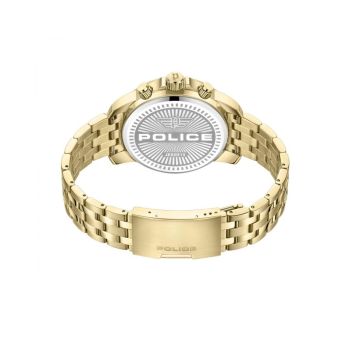 Police Men's Gold Stainless Steel Stainless Steel Watch - One Size