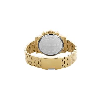 Police Men's Gold Stainless Steel Stainless Steel Watch - One Size