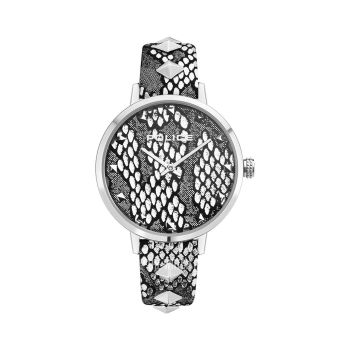 Police Women's Gray Leather Watch - One Size