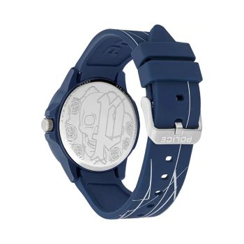 Police Men's Blue Silicone Watch - One Size