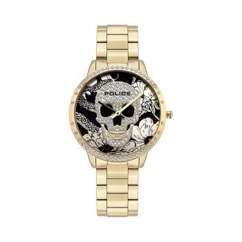 Police Women's Gold Stainless Steel Watch - One Size