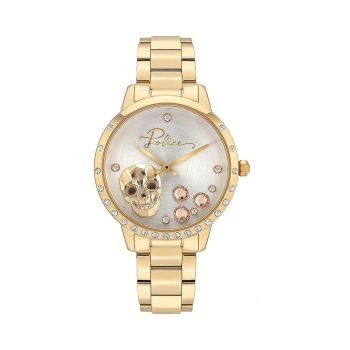 Police Women's Gold Stainless Steel Watch - One Size