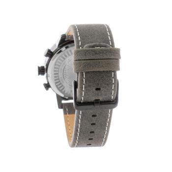 Police Men's Gray Leather Watch - One Size