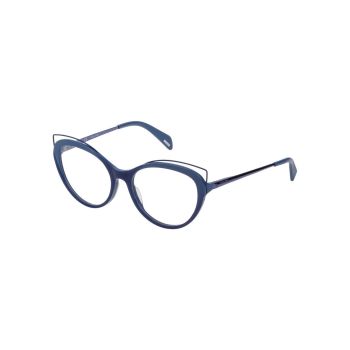 Police Women's Blue Plastic Frames - One Size