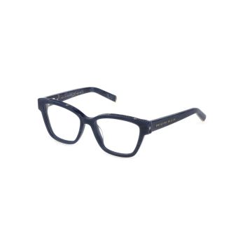 Philipp Plein Women's Blue Metal Acetate Frames - One Size