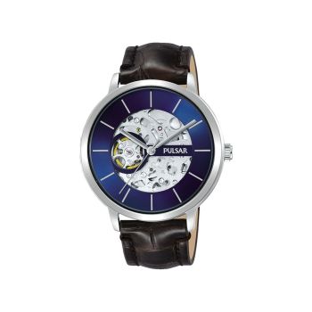 Pulsar Men's Brown Leather Watch - One Size