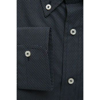 Robert Friedman Men's Black Cotton Shirt - L