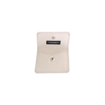 Dolce & Gabbana Men's White Dauphine Leather Case Wallet - One Size