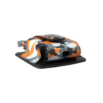 Dolce & Gabbana Women's Multicolor Camouflage Print Leather Logo Metal Airpods Case - One Size
