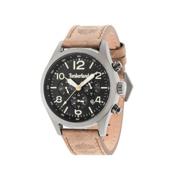 Timberland Men's Black Leather Watch - One Size