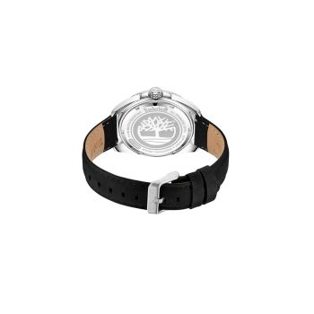 Timberland Men's Black Leather Watch - One Size