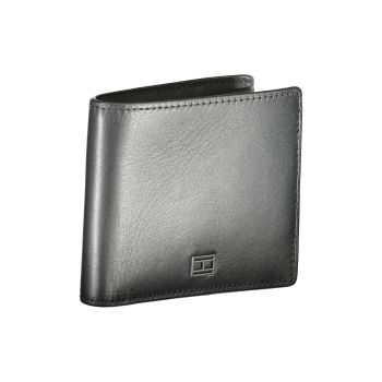 Tommy Hilfiger Men's Black Leather Wallet - One Size