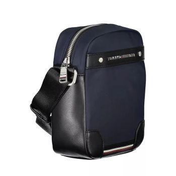 Tommy Hilfiger Men's Blue Polyester Shoulder Bag - One Size