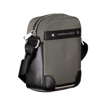 Tommy Hilfiger Men's Green Polyester Shoulder Bag - One Size