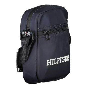 Tommy Hilfiger Men's Blue Polyester Shoulder Bag - One Size
