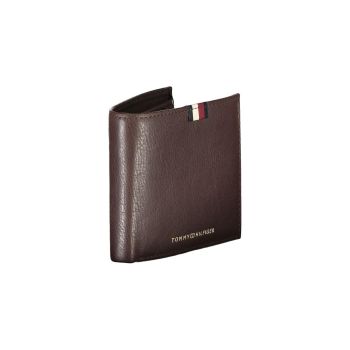 Tommy Hilfiger Men's Brown Leather Wallet - One Size