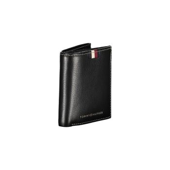 Tommy Hilfiger Men's Black Leather Wallet - One Size