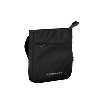 Tommy Hilfiger Men's Black Polyester Shoulder Bag - One Size