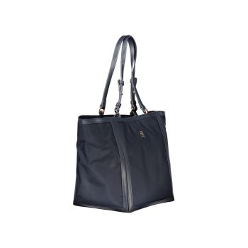 Tommy Hilfiger Women's Blue Polyester Handbag - One Size