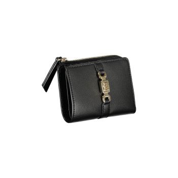 Tommy Hilfiger Women's Black Polyester Wallet - One Size