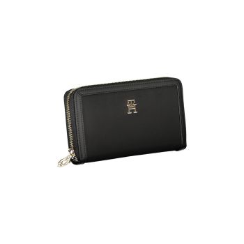Tommy Hilfiger Women's Black Polyester Wallet - One Size
