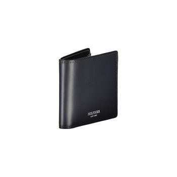 Tommy Hilfiger Men's Blue Leather Wallet - One Size